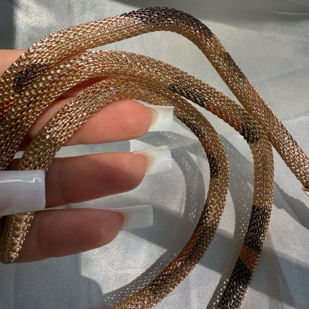 Serpentine Snake Design Wrap Necklace serpent multi - Picture 12 of 13